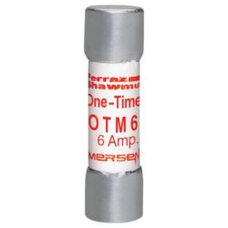 Mersen OTM6 Ferraz Shawmut Fast-Acting Midget PC Mount Miniature Fuse 250VAC 6A