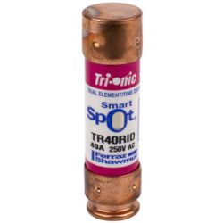 Mersen TR40RID Ferraz Shawmut Time Delay/Class RK5 UL/CSA Listed Power Fuse 250VAC 250VDC 40A Blown Fuse Indication