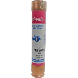 Mersen TRS60RID Ferraz Shawmut Time Delay/Class RK5 UL/CSA Listed Power Fuse 600VAC 300VDC 60A Blown Fuse Indication