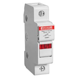 Mersen USM1I Ferraz Shawmut UltraSafe Modular Midget Fuse Holder 600VAC 600VDC 30A Single-Pole with Indicator
