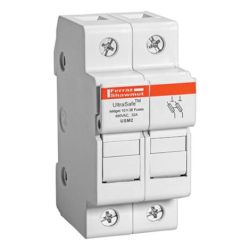 Mersen USM2 Ferraz Shawmut UltraSafe Modular Midget Fuse Holder 800VAC 1000VDC 30A Two-Pole without Indicator