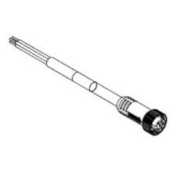 Molex 130006-1579 Mini-Change A-Size Single-Ended Cordsets, 6 Poles, Female (Straight) to Pigtail, 16 AWG, PVC Cable, 0.91m (3.0') Length