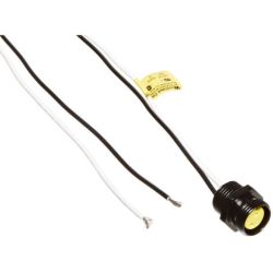 Molex 130013-0060 Mini-Change A-Size Receptacles, 2 Poles, 1/2" - 14 NPT Threads, Female (Straight) to 16 AWG Leads, 0.305m (1.0') Length
