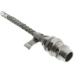 Molex 130097-0168 Deluxe Cord Grips Strain Relief, 3/4" NPT, Grip Body Size F3, Straight Male, Cable Diameter 12.70-15.88mm (.500-.625")