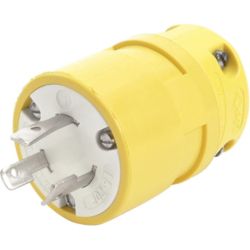 molex 1301410062 Woodhead 2647 Super-Safeway Plugs with Locking Blade, 2 Pole/3 Wire, NEMA L5-20, 125V