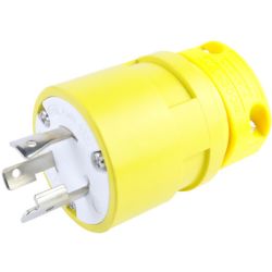 molex 1301410063 Woodhead 2648 Super-Safeway Plugs with Locking Blade, 2 Pole/3 Wire, NEMA L6-20, 250V