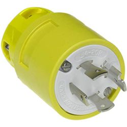 molex 1301420009 Woodhead 2674 Super-Safeway Plugs with Locking Blade, 3 Pole/4 Wire, NEMA L14-20, 125V/250V
