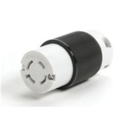 Molex 130145-0081 Safeway Connectors with Locking Blade, 2 Pole/4 Wire, NEMA L16-30, 3ø 480V, Yellow