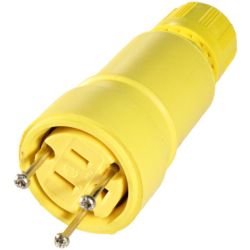Molex 130146-0060 Watertite Extreme Connectors, 2 Pole/3 Wire, NEMA 5-15, 125V, Cord Grip Body Size F2, Silicone Husk