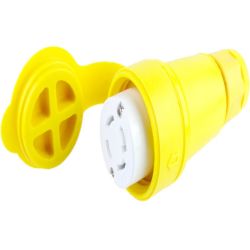 Molex 130147-0102 Watertite Extreme Connectors with Locking Blade, 3 Pole/4 Wire, NEMA L14-30, 125V/250V, Cord Grip Body Size F4