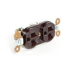 Molex 130148-0090 Safeway Duplex Spec-Grade Receptacles, 2 Pole/3 Wire, NEMA 5-20, 125V