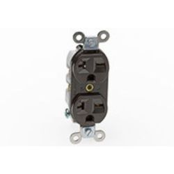 Molex 130148-0093 Safeway Duplex Spec-Grade, Extra Hard Outdoor Receptacles, 2 Pole/3 Wire, NEMA 5-20, 125V, Ivory