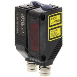 Omron E3Z-LT86 PNP 60m M8 4-Pin Connector Throughbeam Emitter Receiver Compact Laser Photoelectric Sensor with Built-in Amplifer E3Z-LT Series
