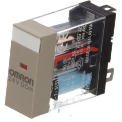 Omron G2R-1-S DC24(S) 1-Pole SPDT Plug-in 24VDC Operation Indicator Nameplate General Purpose Relay