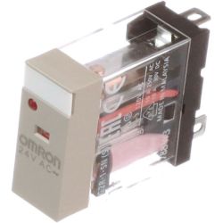 Omron G2R-1-SN AC24(S) 1-Pole SPDT Plug-in LED Indicator 24VAC Operation Indicator Nameplate General Purpose Relay