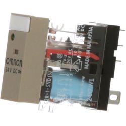 Omron G2R-1-SND DC24(S) 1-Pole SPDT Plug-in LED Indicator Diode 24VDC Operation Indicator Nameplate General Purpose Relay