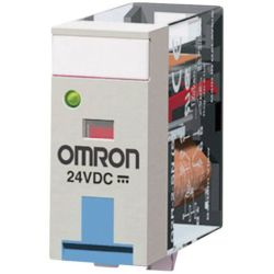 Omron G2R-2-SNI DC24(S) 2-Pole Plug-in 24VDC LED Indicator with Test Button Operation Indicator Nameplate General Purpose Relay