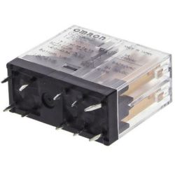 Omron G2RK-2-DC12 Double-Winding Latching 2-Pole DPDT NO/NC Single Contact Flux Protection PCB Terminals 12VDC PCB Power Relays