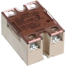 Omron G3NA-440B-2 AC100-240 AC Output 400VAC 40A Screw Terminals 100-240VAC Solid State Relay G3NA Series