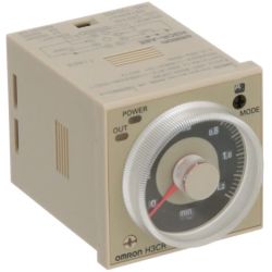 Omron H3CR-A8E AC100-240/DC100-125 8-Pin Socket Instantaneous Relay Output SPDT 100VAC-240VAC/100VDC-125VDC Solid-State Multi-Functional Timer H3CR-A Series