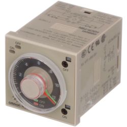 Omron H3CR-F8N AC100-240/DC100-125 8-Pin Socket Flicker ON Start 100VAC-240VAC/100VDC-125VDC Solid-State Twin Timer H3CR-F Series