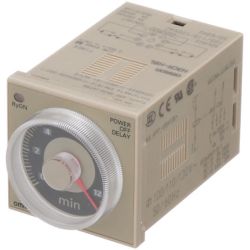 Omron H3CR-H8L AC100-120 M 8-Pin Socket Long-Body Minutes 100-120VAC Solid-State Power OFF-Delay Timer H3CR-H Series