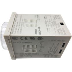 Omron H3CR-H8L AC200-240 M 8-Pin Socket Long-Body Minutes 200-240VAC Solid-State Power OFF-Delay Timer H3CR-H Series