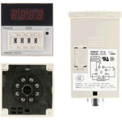 Omron H5CN-XDN AC100-240 Up Display 1 min to 99 h 59 min Power ON Delay Digital Timer H5CN Series