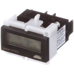 Omron H7EC-NV-B PNP/NPN Universal DC Voltage Input Black Self-Powered Total Counter H7EC Series
