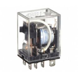 Omron LY1N-AC110/120 1-Pole SPDT with Operation Indicators 15A 110/120VAC Bi-Power General Purpose Relay LY Series