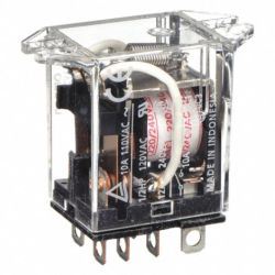 Omron LY2F-AC220/240 2-Pole DPDT Case-Surface Mounting 10A 220/240VAC Bi-Power General Purpose Relay LY Series