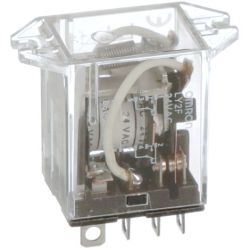 Omron LY2F-AC24 2-Pole DPDT Case-Surface Mounting 10A 24VAC Bi-Power General Purpose Relay LY Series