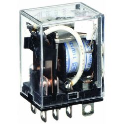 Omron LY2N-AC12 2-Pole DPDT with Operation Indicators 10A 12VAC Bi-Power General Purpose Relay LY Series