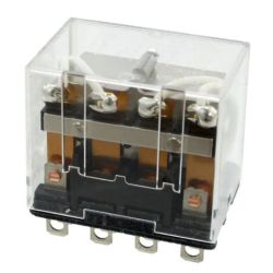 Omron LY4-AC24 4-Pole 4PDT 10A 24VAC Bi-Power General Purpose Relay LY Series