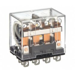 Omron LY4-DC12 4-Pole 4PDT 10A 12VDC Bi-Power General Purpose Relay LY Series