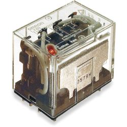 Omron LY4N AC110/120 4-Pole 4PDT Plug-in/Solder LED Indicator 10A 110VAC-120VAC Bi-Power General Purpose Relay LY Series