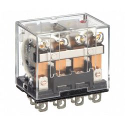 Omron LY4N-AC24 4PDT 4-Pole with Operation Indicators 10A 24VAC Bi-Power General Purpose Relay LY Series