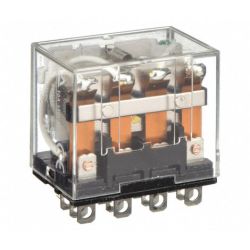 Omron LY4N-DC24 4PDT 4-Pole with Operation Indicators 10A 24VDC Bi-Power General Purpose Relay LY Series