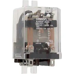 Omron MJN2CF-AC24 DPDT 10A 24VAC Flange General Purpose Relays MJN Series