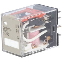 Omron MY2 AC24 (S) DPDT without LED Indicator 24VAC Miniature Power Relay MY(S) Series