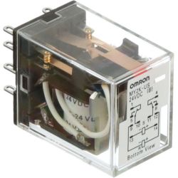 Omron MY2K-US DC24 DPDT without LED Indicator 24VDC Miniature Power Relay MY(S) Series