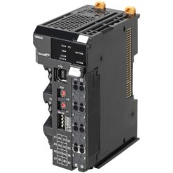 Omron NX-ECC203 NX-Series EtherCAT Coupler 2 Ports 125µs Cycle Time 63 I/O Units Max I/O Current 10A Screwless Push-in Connector End Cover