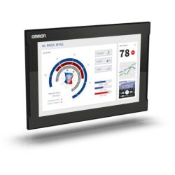 Omron NYM15W-C1060 15.4 Inches Wide Touchscreen Panel Mounted Aluminum Black Paint NY Monitors Link NYM Series