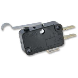Omron V-15G4-1C25-K 15A 250VAC Simulated Roller Lever SPDT Quick-Connect Terminals (#187) 1.96 N {200 gf} Miniature Basic Micro V-Series