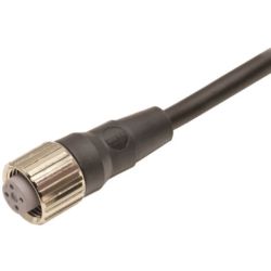 Omron XS2F-M12PVC5S2M Round Water Resistant Connector M12 PVC Cable 5 Cores Straight 2M XS2 Series