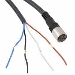 Omron XS3F-M421-405-A Round Water-Resistant Connectors (M8/S8) XS3 Series