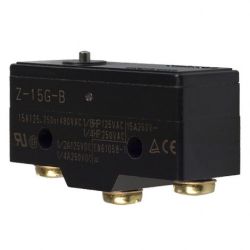 Omron Z-15G-B 15 A 0.5mm Screw Terminal Pin Plunger General-Purpose Micro Switch Z Series