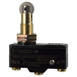 Omron Z-15GQ22-B 15 A 0.5mm Panel Mount Roller Plunger Screw Terminal General-Purpose Micro Switch Z Series