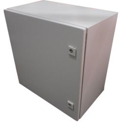 RITTAL 1350250 WM202012NC H: 500mm 20" W: 500mm 20" D: 300mm 12" IP66 NEMA 4 Left Hinged Door Two 1/4 Turn Locks Wallmounting Holes Carbon Steel Wall Mounted Enclosure WM AE 1350.250
