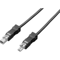 RITTAL 2500440 Connection Cable Through-Wiring 2-Pole with Socket and Connector SZ 2500.440